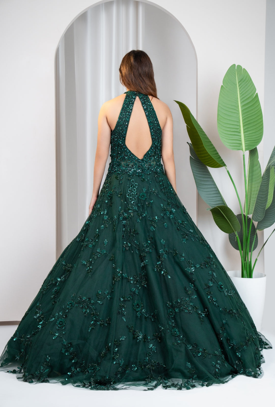 Emerald Enchant Gown